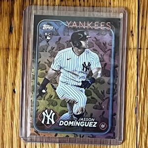 2024 Jasson Dominguez Holiday Easter Bunny foil